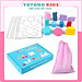 Bộ đồ chơi xếp lắp ráp ghép hình thông minh cho bé bằng gỗ Tangram 180 chi tiết