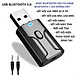 Thiết Bị Thu Phát Âm Thanh Usb Bluetooth 5.0 Không Dây 4 Trong 1 Đa Chức Năng Jack Cắm 3.5mm Cho Loa, Âmly, Tivi, Máy Tính, Laptop, Xe Ô Tô, Kết Nối Điện Thoại Nghe Gọi Rảnh Tay - Hàng chính hãng