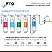 Bộ 5 Lõi Lọc Nước RYO HYUNDAI RP903, Sediment, Pre-Carbon, RO Membrane Filter, Post Carbon, TCR Filter, Nhập Khẩu Hàn Quốc - Hàng Chính Hãng.