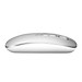 Chuột không dây HXSJ M103B wireless Bluetooth tự sạc pin siêu mỏng không gây tiếng ồn chuyên dùng cho Máy tính, pc, Laptop, Tivi  - Hàng chính hãng
