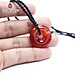 Mặt dây chuyền đồng điếu cẩm thạch huyết mệnh hỏa, thổ - Ngọc Qúy Gemstones