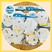 Combo 5 đôi bao tay, bao chân, phụ kiên thời trang sơ sinh 100% cotton, mềm, mịn, thoáng mát, giữ ấm cho bé tốt