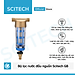 Bộ lọc nước thô đầu nguồn mini Scitech GB (Nhỏ gọn, có van xả cặn) - Hàng chính hãng