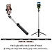 Gậy chụp ảnh selfie tự sướng kiêm tripod 3 chân, đèn Flash trợ sáng hiệu WlWU Wi-SEO15 - Tích hợp remote control bluetooth, Xoay 360 độ, thân nhôm, kéo dài 1,8m, chắc chắn, bền bỉ, gập gọn, pin sạc type C cho iPhone Oppo Samsung - Hàng nhập khẩu