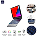 Case bao da bàn phím led không dây Bluetooth cho iPad 10.5 / iPad 10.2 inch trang bị touchPad kèm Trackpad xoay 360 độ  hiệu WIWU Waltz Rotating Keyboard (cảm ứng mượt mà, xoay và gập nhiều hướng, LED phím bấm) - hàng nhập khẩu
