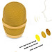 Micro karaoke không dây bluetooth kiêm loa nghe nhạc  3 trong 1 PF72 Gold - Hàng Chính Hãng