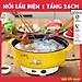 Nồi Lẩu Điện Mini 26cm Bếp Ăn Lẩu Đa Năng Dành Cho Gia Đình Phù Hợp Với 2-3 Người - Hàng Nhập Khẩu
