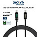 Dây sạc type C To C PROLiNK GCC_100_02 dài 2M, sạc siêu nhanh 100W, màn hình Led, dành cho Tablet, Macbook, Laptop - Hàng chính hãng
