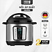 Nồi áp suất điện đa năng LEBENLANG LBL0906, dung tích 6L, chế độ ninh hầm siêu nhanh, tiết kiệm thời gian, bảo hành 2 năm - hàng chính hãng