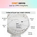 Quạt sạc mini | Quạt tích điện | Quạt kẹp nôi, xe đẩy thương hiệu Comet CRF0705 - Hàng chính hãng - BH 12 tháng - 15 ngày đổi mới