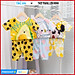Combo 3 quần áo bé gái, đồ bộ Mimykid in 3D hoạt hình và trái cây dễ thương, đáng yêu co giãn 4 chiều mềm mại, thấm hút mồ hôi tốt, thời trang, set, bộ đồ, đồ cho trẻ em, bé gái từ 8-28kg (Giao màu ngẫu nhiên)