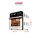 Nồi chiên không dầu KIPOR KP-AF657 - 15L - Lò nướng điển tử công nghệ RAPID AIR nhiệt tối đa 230 độ lòng nồi inox 304- Hàng chính hãng