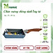 Chảo Vuông Vân Đá Đáy Từ Ecoramic Chính Hãng Cao Cấp, Chống Dính, Siêu Bền