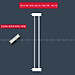 Thanh chắn cửa thanh chắn cầu thang an toàn cho Bé(kích thước từ 76-200cm)
