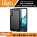 Ốp lưng chống sốc vân kim loại cho Samsung Galaxy S23 / Galaxy S23+ / Galaxy S23 Plus / Galaxy S23 Ultra hệu Likgus (chống va đập, chất liệu TPU cao cấp) - Hàng nhập khẩu