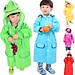 Áo mưa trẻ em xuất Nhật cho bé 2-7 tuổi chất poly dày dặn không thấm nước hình thú vui nhộn đủ màu sắc xinh xắn – AM001