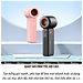 Quạt cầm tay turbo mini siêu mát Pin trâu 5000 mAh, nhỏ gọn linh hoạt hiệu WARMCO - 100 chế độ gió, dùng liên tục 18h (tùy mức gió), thiết kế đẹp, bền - hàng nhập khẩu
