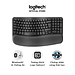 Bàn phím không dây Công thái học Logitech Wave Keys - Hàng chính hãng