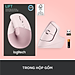 Chuột công thái học không dây Logitech Lift Vertical - Bluetooth|USB Logi Bolt, Silent giảm ồn, 4 nút tùy chỉnh, tương thích với Windows/macOS/iPad/PC - Hàng chính hãng