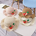 Set mũ cói cà rốt dâu tây + túi xách cói đi biển thời trang cho bé gái