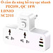 Ổ cắm đa năng 2500W hỗ trợ sạc nhanh QC18W PD20W LDNIO SC2311 _ Hàng chính hãng