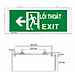 Đèn lối thoát Exit 2 mặt Kentom KT120 pin sạc