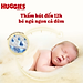 Tã/bỉm dán sơ sinh Huggies Skin Perfect S 54+4 miếng với 2 vùng thấm giảm kích ứng da