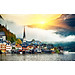 Bộ tranh xếp hình jigsaw puzzle cao cấp 1000 mảnh ghép – Thị Trấn Hallstatt, Áo