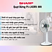 Quạt lửng Sharp PJ-L40RV-LG/WH/DG  - Sản xuất tại Việt Nam - Hàng Chính Hãng