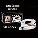 Bàn ủi khô công suất cao 1200W, mặt đế chống dính,ủi êm ái mọi loại vải SOKANY SK-3002 - HÀNG CHÍNH HÃNG  DELIYA
