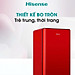 Tủ Lạnh Mini 82 Lít Hisense HR08DR/HR08DW Tiết Kiệm Điện, Ngăn Đông Làm Đá Bảo Hành 24 Tháng - Hàng Chính Hãng