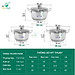 Bộ nồi Fivestar Standard FS-B3010 ( Nồi16cm , nồi 20cm , nồi 24cm) , 3 đáy dùng được mọi bếp