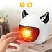 Máy sưởi ấm mùa đông mini Rhino W201 - quạt sưởi tiểu quỷ để bàn văn phòng, kèm bộ sticker cảm xúc tùy chỉnh - Hàng chính hãng