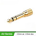 Đầu jack chuyển đổi âm thanh từ cổng 3.5mm cái sang cổng 6.5mm đực - Hàng Nhập Khẩu