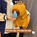 Gấu bông CAPYBARA chảy nước mũi dễ thương đáng yêu siêu hot size 25cm - Hàng chính hãng