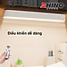 Đèn học LED 3 ánh sáng bảo vệ mắt chống cận, tích điện cảm ứng Rhino L301 dán tường, điều khiển từ xa đa năng làm việc, để bàn học - Hàng chính hãng