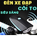 Tích Hợp Còi Báo, Đèn Xe ĐAP Năng Lượng Mặt Trời Cao Cấp: Siêu Sáng, Chống Nước