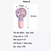 Quạt Mini Để Bàn, Quạt Tích Điện Sạc USB - Quạt Cầm Tay Tốc Độ, Điều Chỉnh Hướng Gió Xoay 360 Độ, Kiểu Dáng Sang Trọng , Không Gây Ồn, Pin Sạc - Giao Màu Ngẫu Nhiên - Hàng Nhập Khẩu