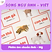 Flashcard Cho Bé - Bộ 100 Thẻ Học Thông Minh Giáo Giục Sớm Glenn Doman size A5 15x21cm song ngữ Anh Việt - Lalala Baby