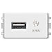 Ổ sạc USB 2.1A đơn Schneider Electric dòng ZENCELO A (Size S)