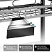 Kệ chén bát đa năng bằng thép carbon không gỉ, chống xước, sơn đen tĩnh điện, giá bát trên bồn rửa ráo nước cho nhà bếp sạch sẽ VANDO