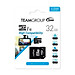 Thẻ nhớ 32gb Dash Card chuyên dụng cho Camera up to 80MB/s  microSDHC Team class 10 U1 (Đen) - Hàng Chính Hãng