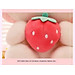 Gấu bông Melody ôm dâu đáng yêu - Size 22cm - Quà tặng gấu bông Kuromi mềm mại cao cấp - Gối ôm cho bé.