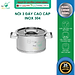 Nồi inox 304 Fivestar 3 đáy quai vuông nắp kính,dùng được bếp từ ,tặng 5 muỗng (16cm / 18cm / 20cm / 24cm )