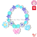 Đồ chơi vòng tay charm chính hãng TOI - Vòng tay thủ công cho bé gái DIY 3 chủ đề bé tự xỏ dây luồn hạt