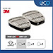 Bộ mặt nạ 3M lọc hơi hữu cơ 6100/ 6200 với phin lọc 6001, lọc hơi hữu cơ bằng than hoạt tính