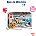 Đồ chơi xếp hình, lắp ráp tàu chiến Qman 1720 - Cuộc xung đột bờ biển (235 mảnh ghép)