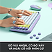 Chuột không dây bluetooth Logitech POP MOUSE - giảm ồn, nút emoji tùy chỉnh - Hàng chính hãng