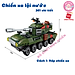 Đồ chơi lắp ráp xếp hình xe tăng Qman 1803 - Chiến xa xe tăng lội nước (361 mảnh ghép)