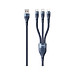 Cáp sạc đa năng 5A Remax 3in1 RC-199TH sạc nhanh siêu tốc max 40W- Hàng chính hãng